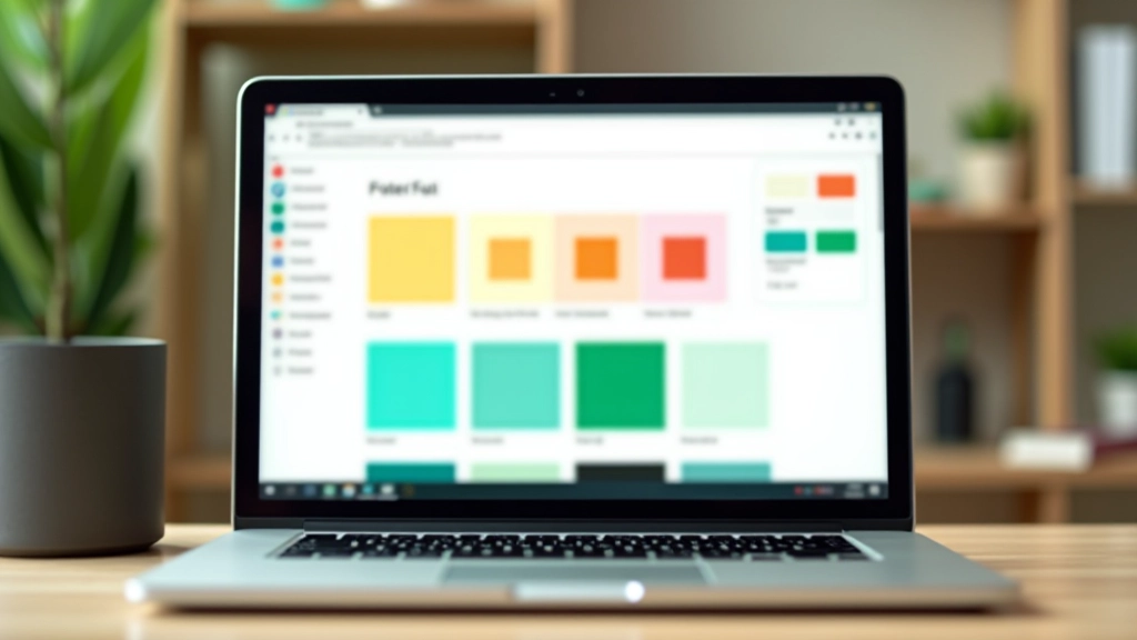 Accessibility testing interface showing colour contrast measurements for tropical palette combinations